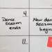 Dance Season Ends and Begins Calendar