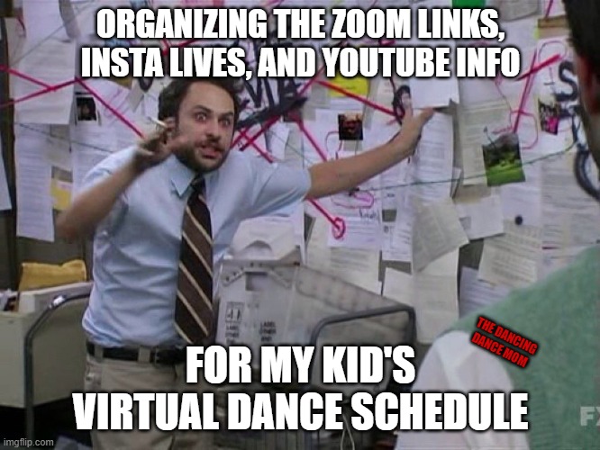 Organizing Virtual Dance Schedule