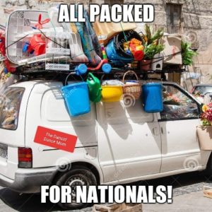 Van - Packing for Nationals