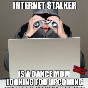 Internet Stalker Dance Schedules