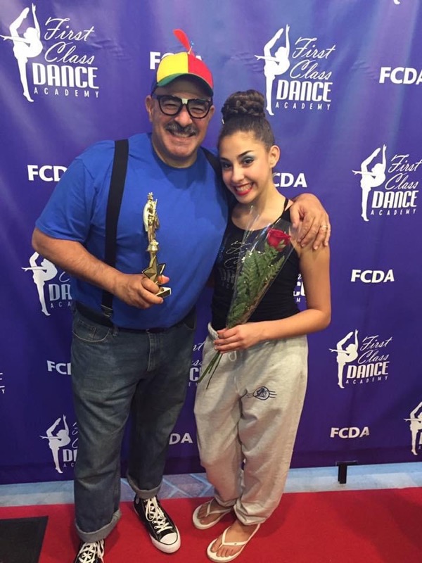 Dancer and her father