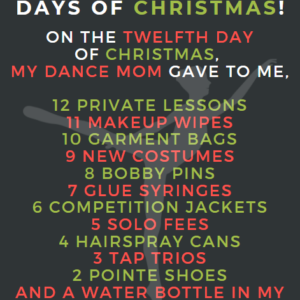 12 Dancing Days of Christmas