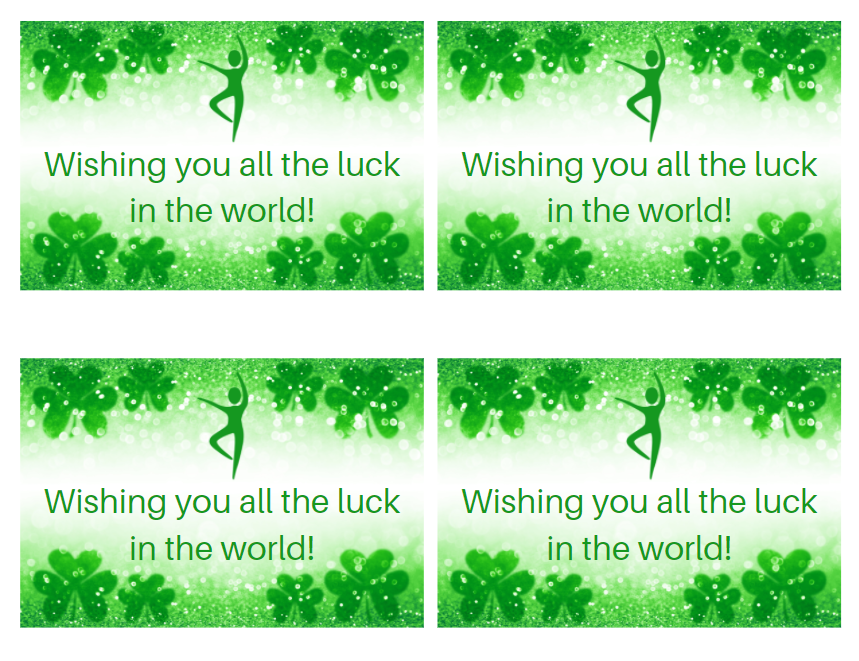 Cards - All the Luck in the World