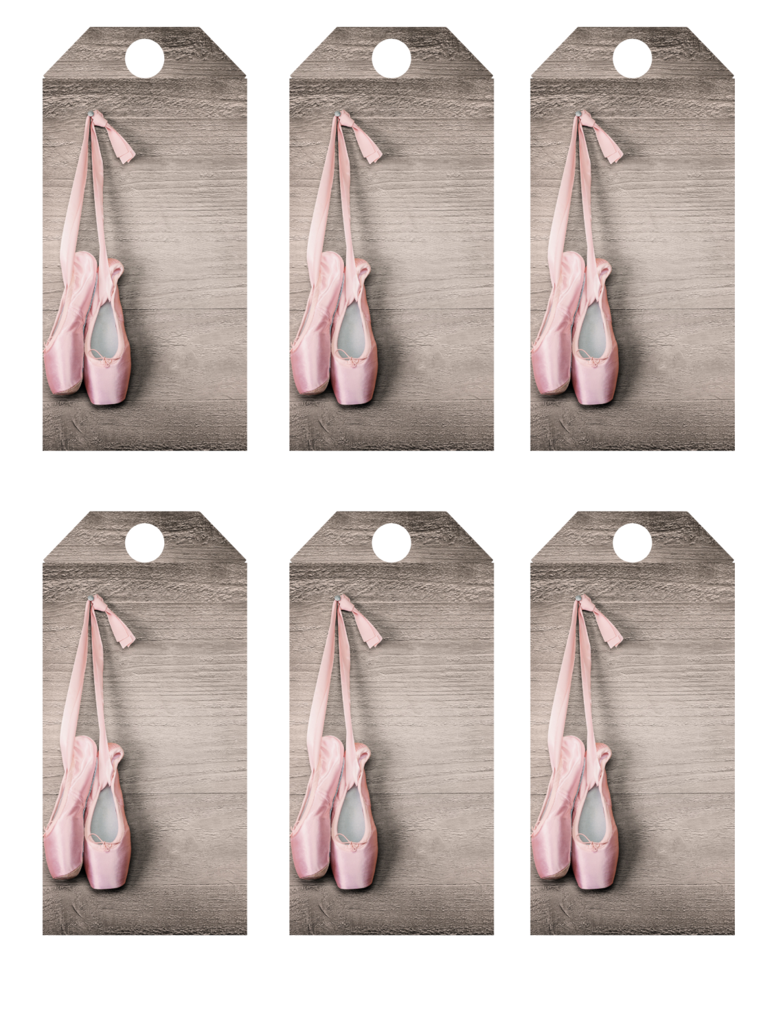 Dance Gift Tags