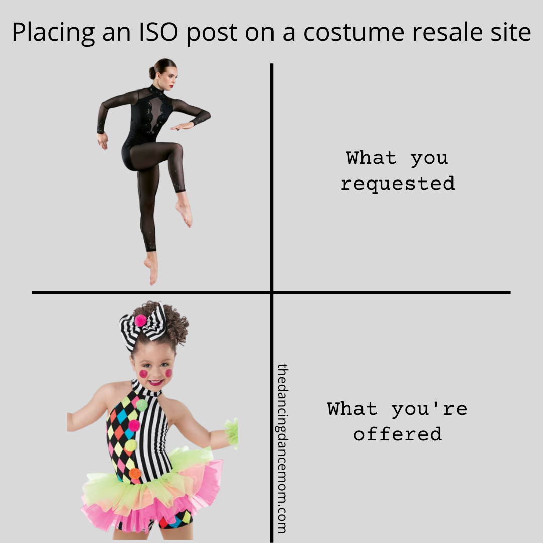 Dance Costume Resale Ad