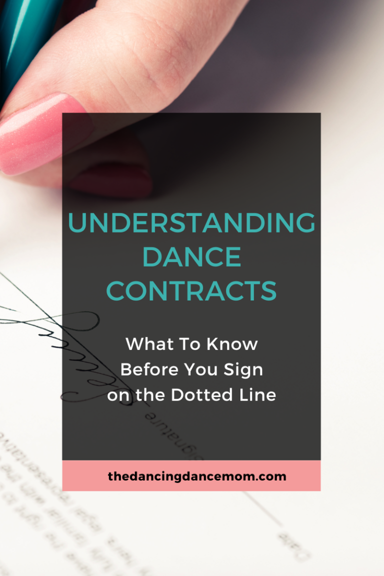 Understanding Dance Contracts