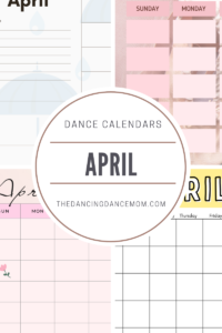 April Calendar Collage