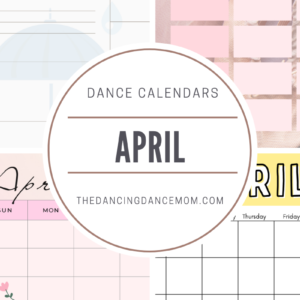 April Calendar Collage