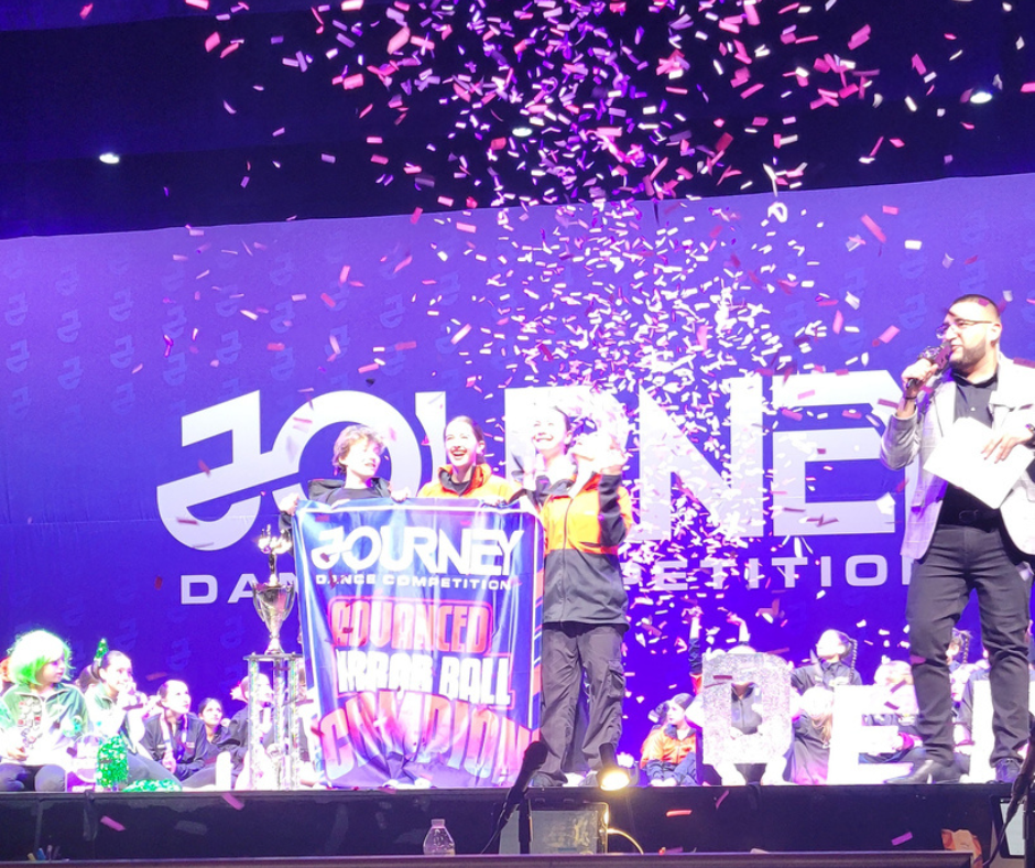 Joel Valdiviezo at an awards ceremony at Journey